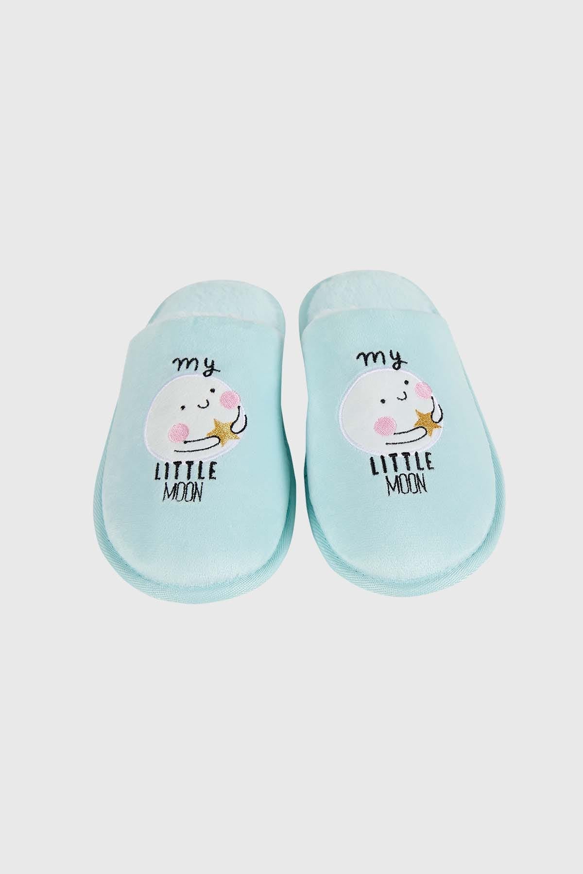 Pantufla Mujer Polar Animales Aqua