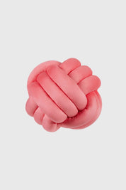 COJÍN UNISEX VELVET NUDO CORAL