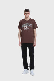 Polera Hombre Print Chocolate