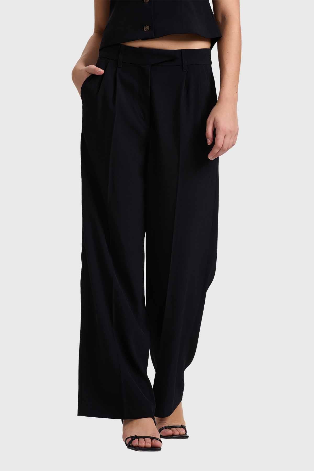 Pantalón Mujer Sastrero Negro