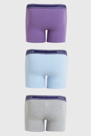 Boxer Hombre Tripack Celeste