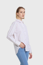Blusa Mujer Puño Ancho Arena