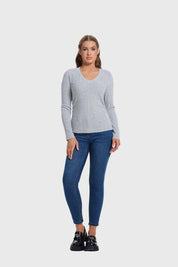 Polera Mujer Rib Camman Gris