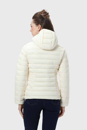 Parka Mujer Corta Plummy Crudo