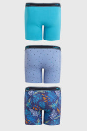 Boxer Hombre Tripack Estampado Petróleo