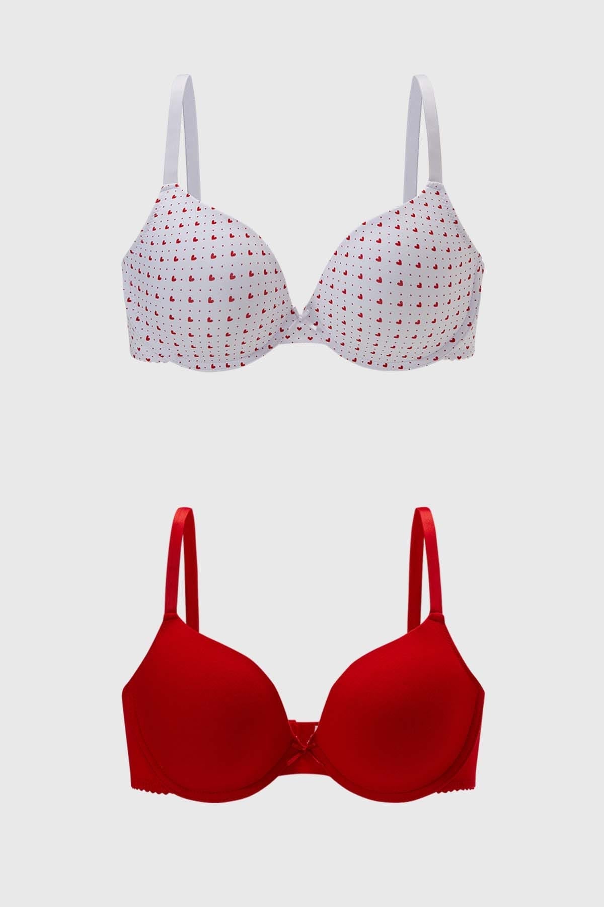 Sostén Mujer Bipack Algodón Blanco