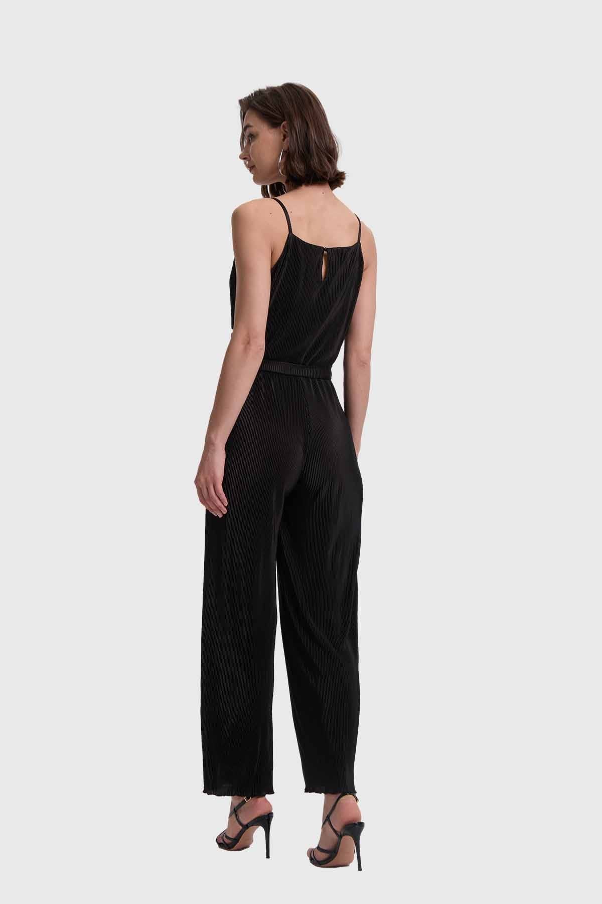 Enterito Mujer Largo Cuello Negro