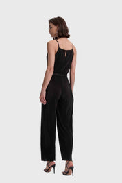 Enterito Mujer Largo Cuello Negro