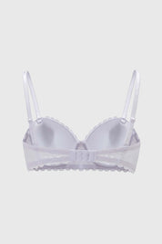 Sostén Mujer Strapless Encaje Blanco