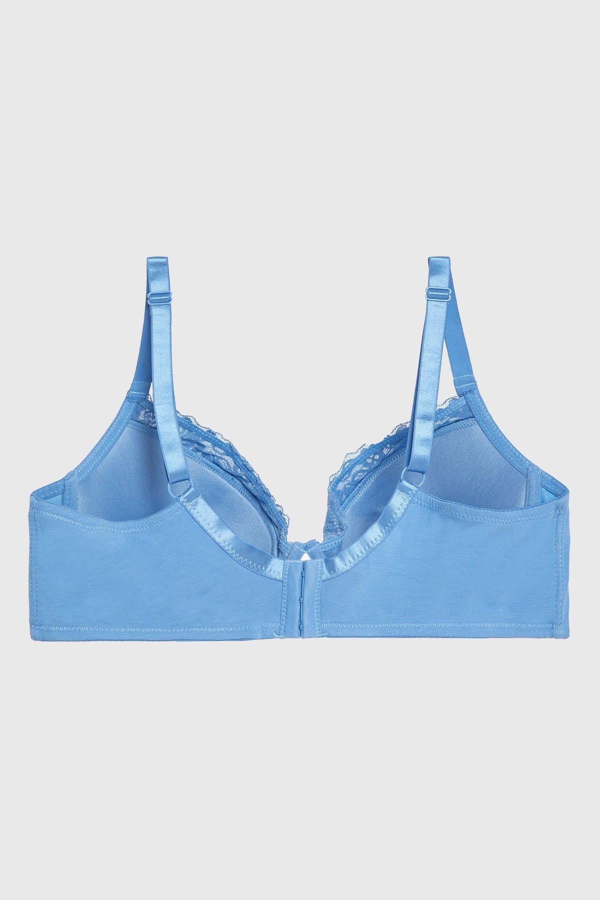 Sostén Mujer Detalle Encaje Azul