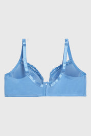 Sostén Mujer Detalle Encaje Azul