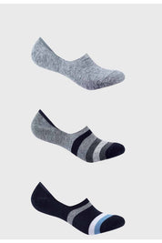 Calceta Tripack Deportiva Gris