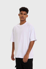 Polera Hombre Oversize Blanco