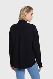 Blusa Mujer Abotonada Negro