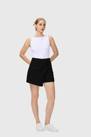 Short Mujer Estilo Falda Negro