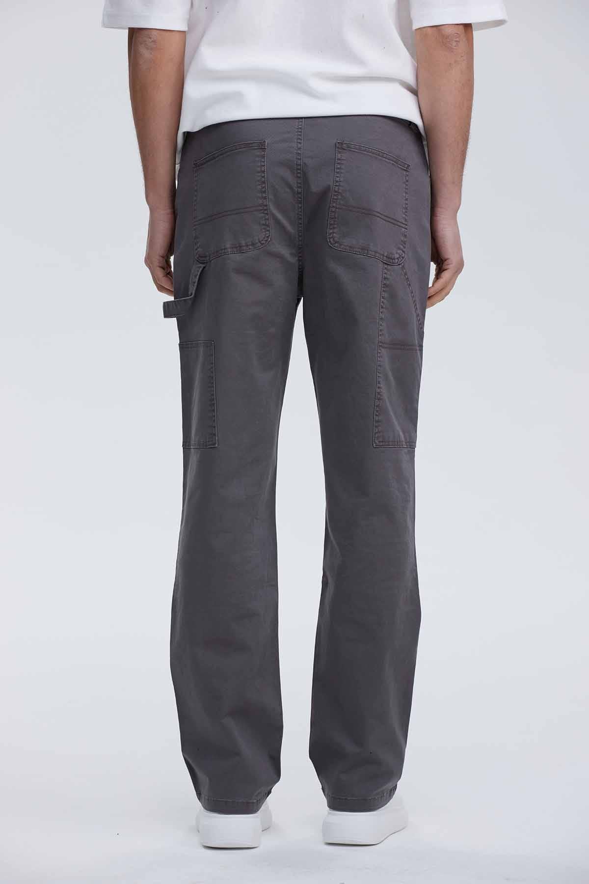 Pantalón Hombre Cargo Double Knee Gris