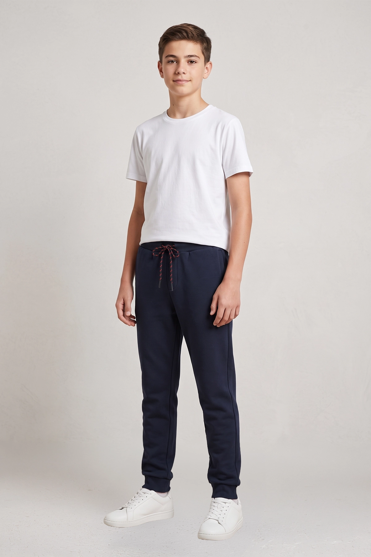 Pantalón Buzo Bipack Niño Pitillo Negro