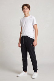 Pantalón Buzo Bipack Niño Pitillo Negro