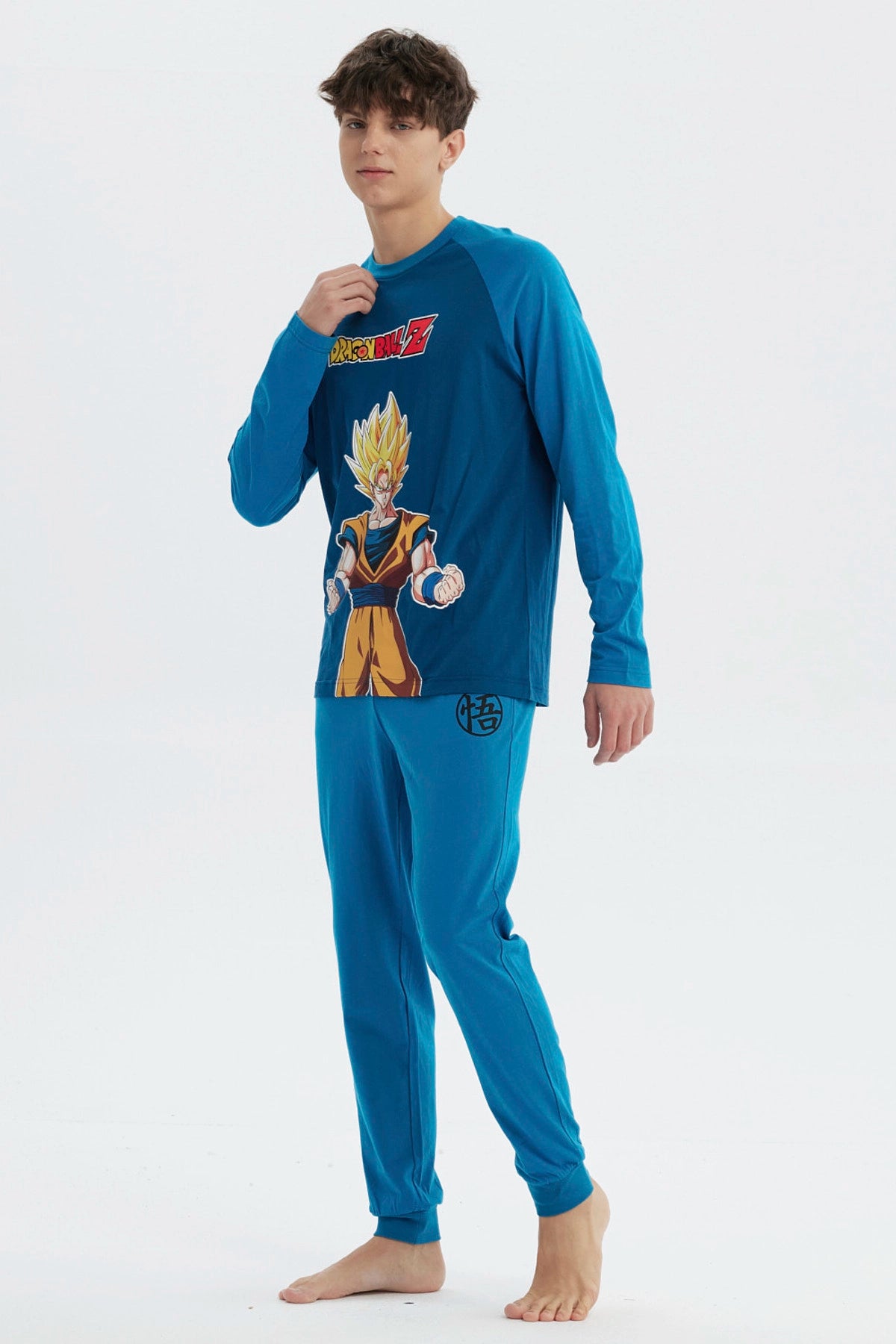 Pijama Hombre Dragon Azul Marino