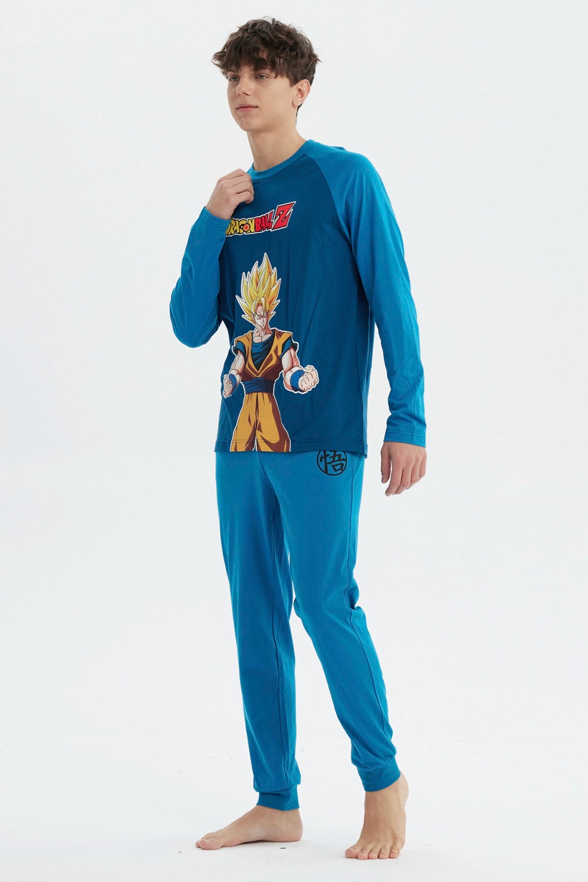 Pijama Hombre Dragon Azul Marino