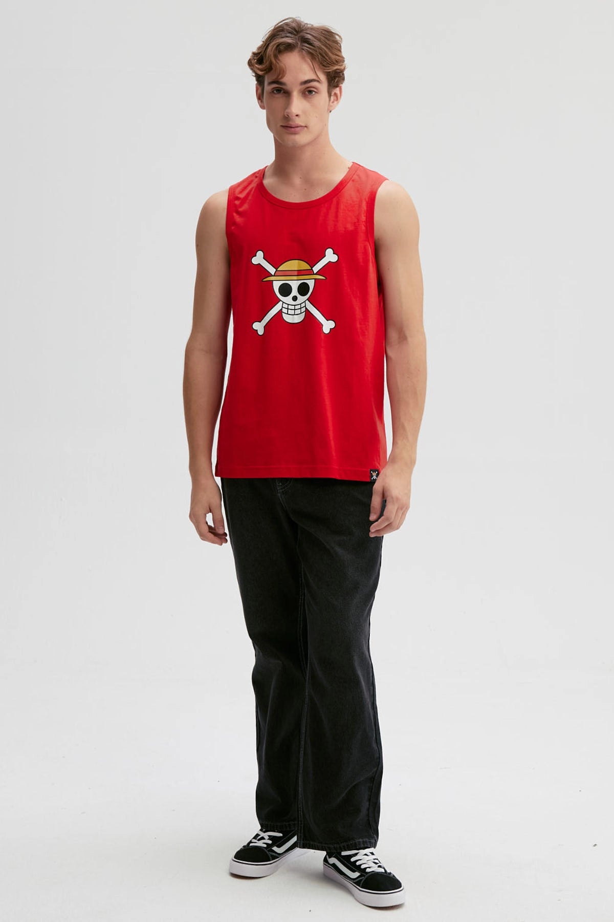 Polera Hombre One Piece Rojo