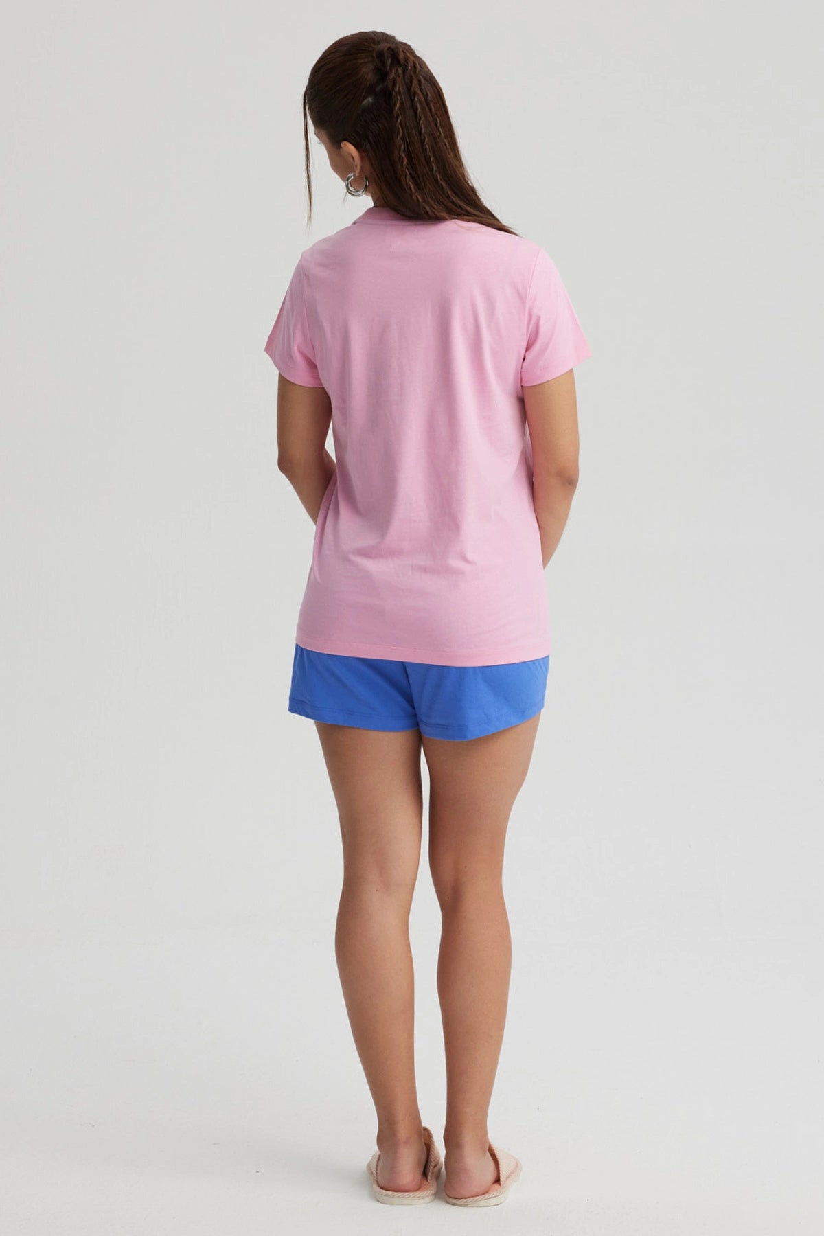 Pijama Mujer Garfield Rosado