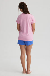 Pijama Mujer Garfield Rosado