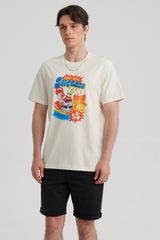 Polera Hombre Bob Esponja Beige