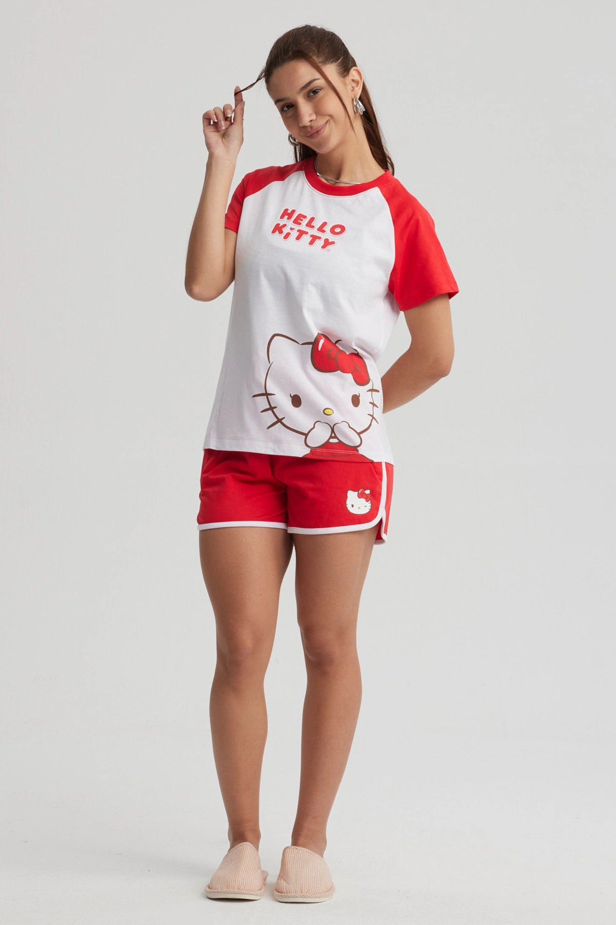 Pijama Mujer Hello Kitty Blanco