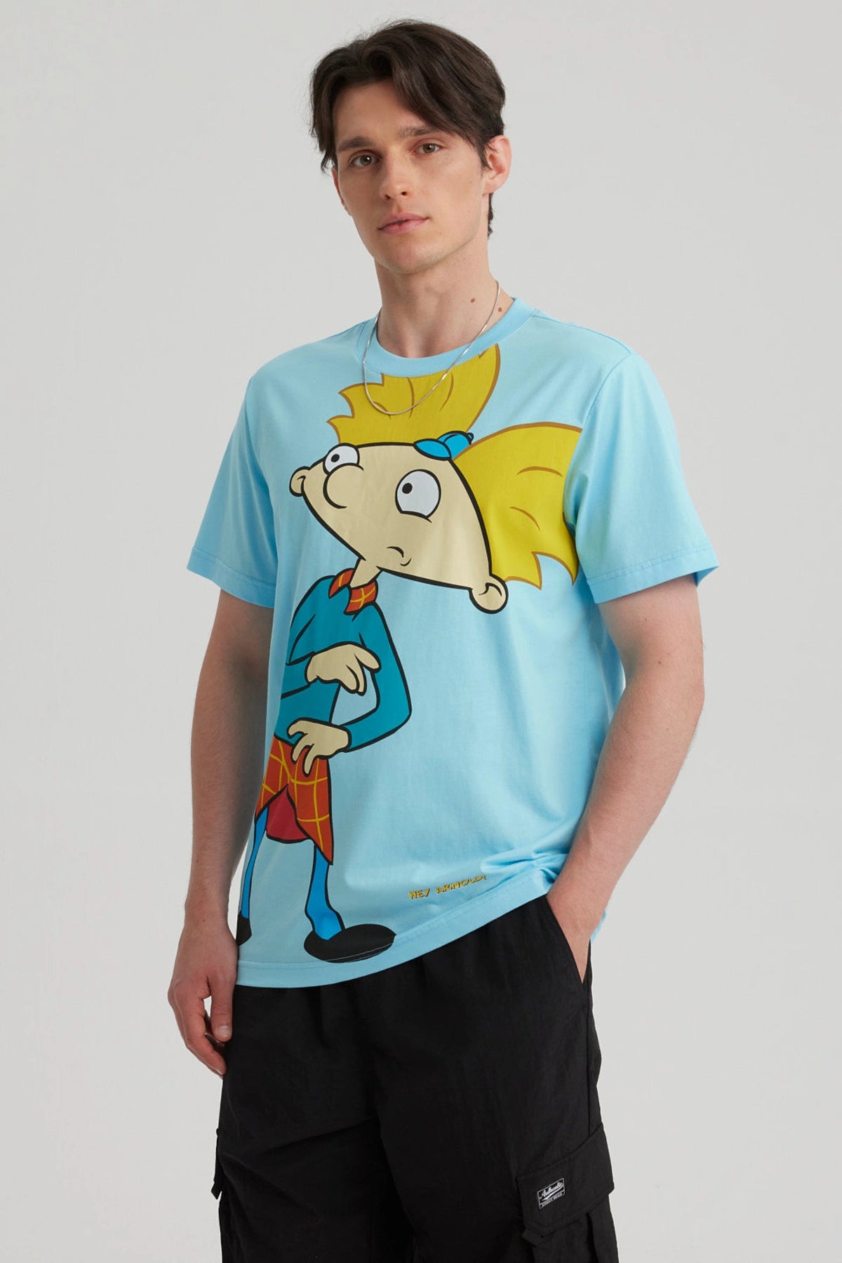 Polera Hombre Hey Arnold Celeste
