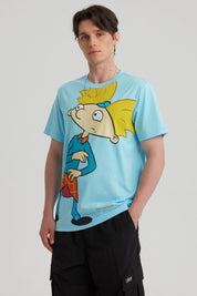 Polera Hombre Hey Arnold Celeste
