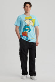 Polera Hombre Hey Arnold Celeste