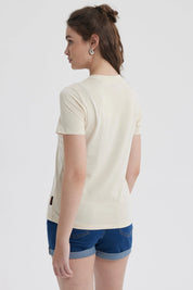 Polera Mujer Hello Kitty Beige