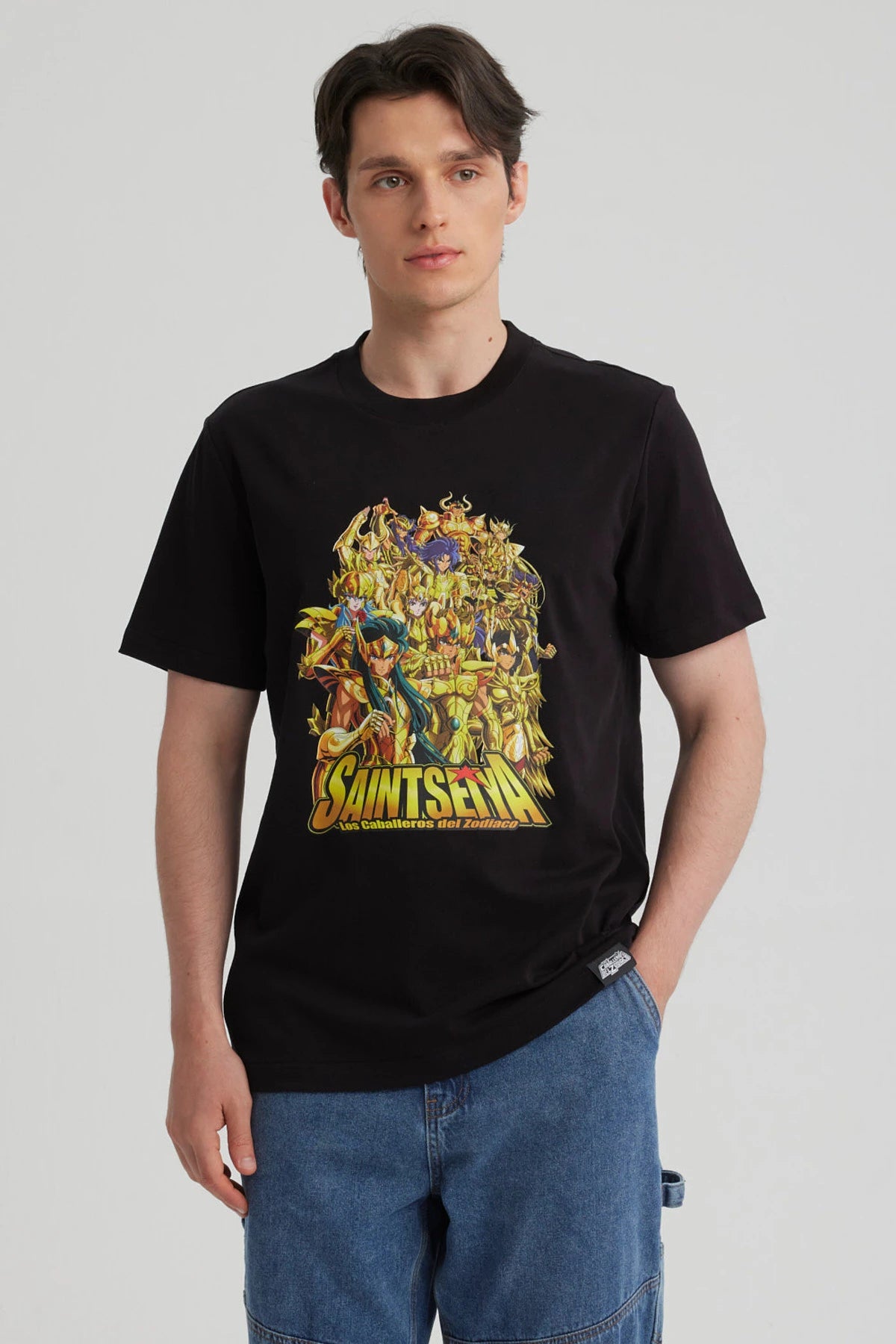 Polera Hombre Caballero Negro