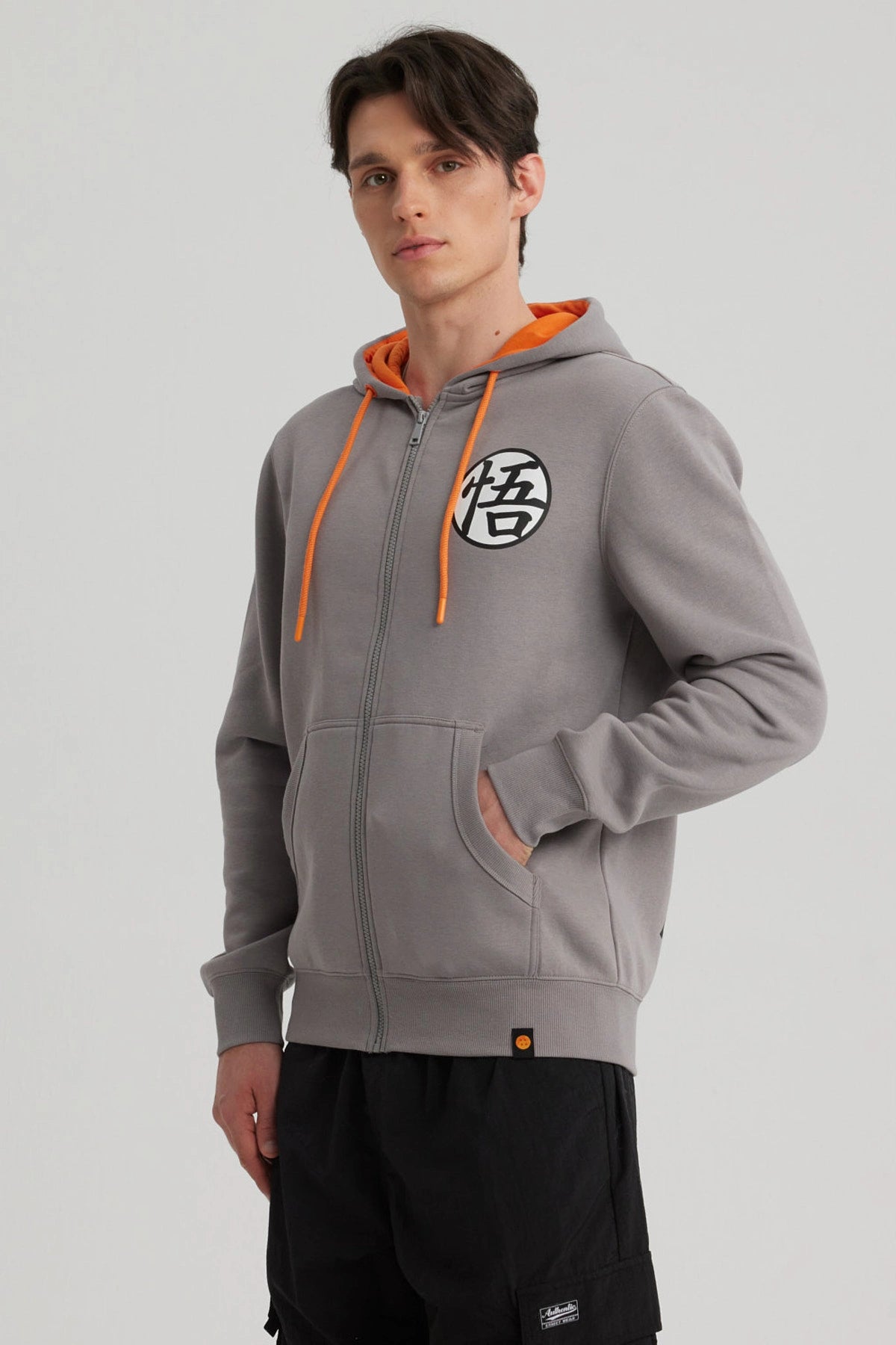 Polerón Hombre Dragon Gris