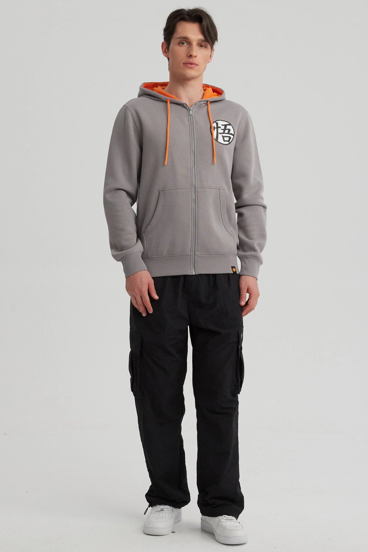 Polerón Hombre Dragon Gris