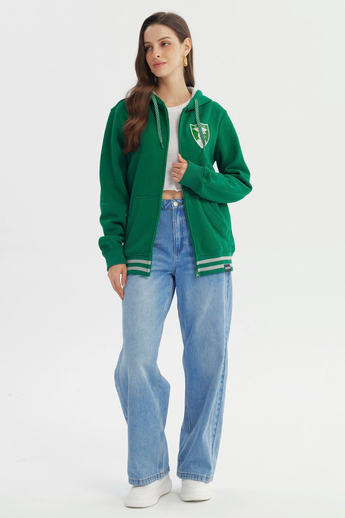 Polerón Mujer Slyther Verde