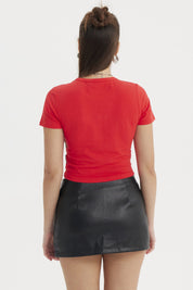 Polera Mujer Hello Kitty Rojo