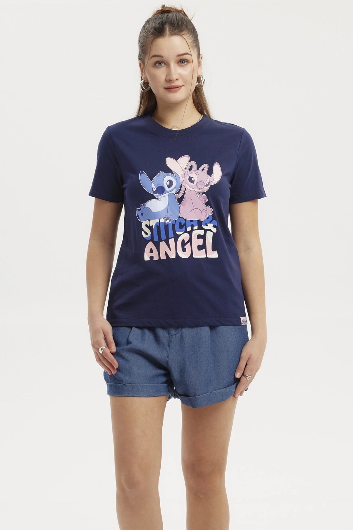 Polera Mujer Slim Azul