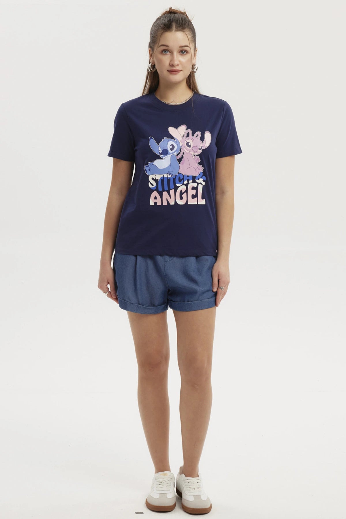 Polera Mujer Slim Azul