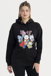 Polerón Mujer BT21 Negro