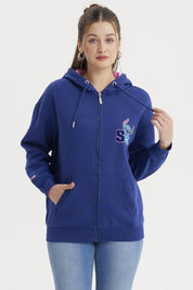 Polerón Mujer Lilo & Stitch Azul Marino