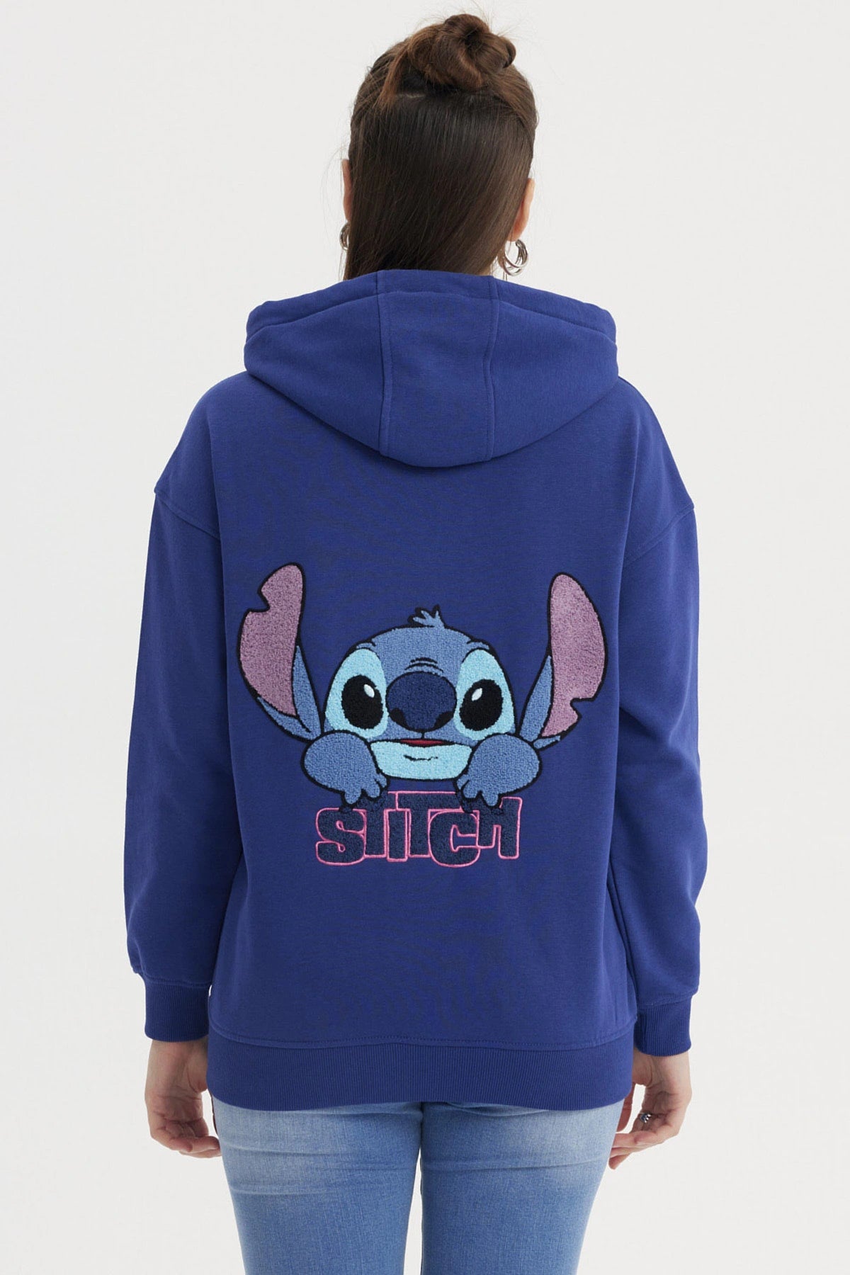 Polerón Mujer Lilo & Stitch Azul Marino