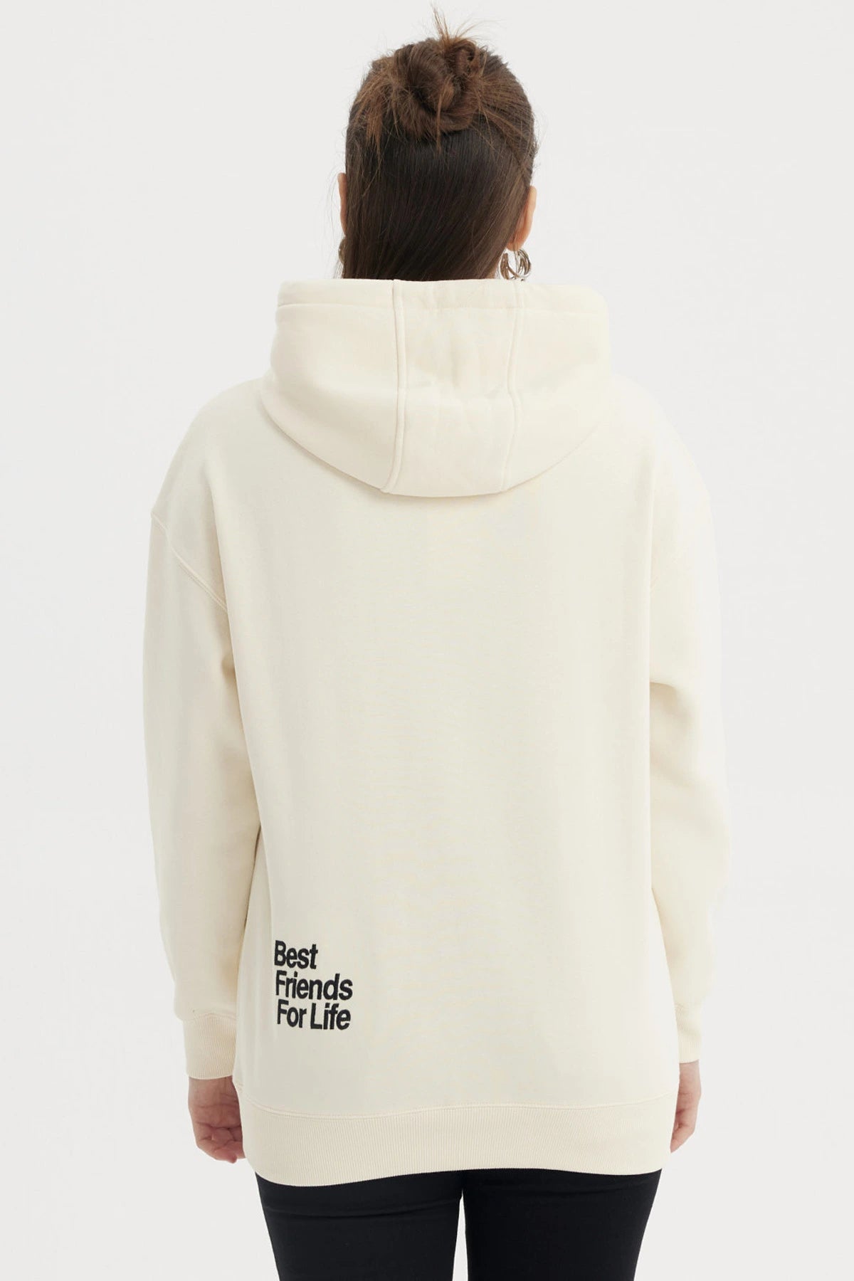 Polerón Mujer Mickey Beige