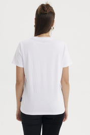 Polera Mujer Slim Fit Blanco