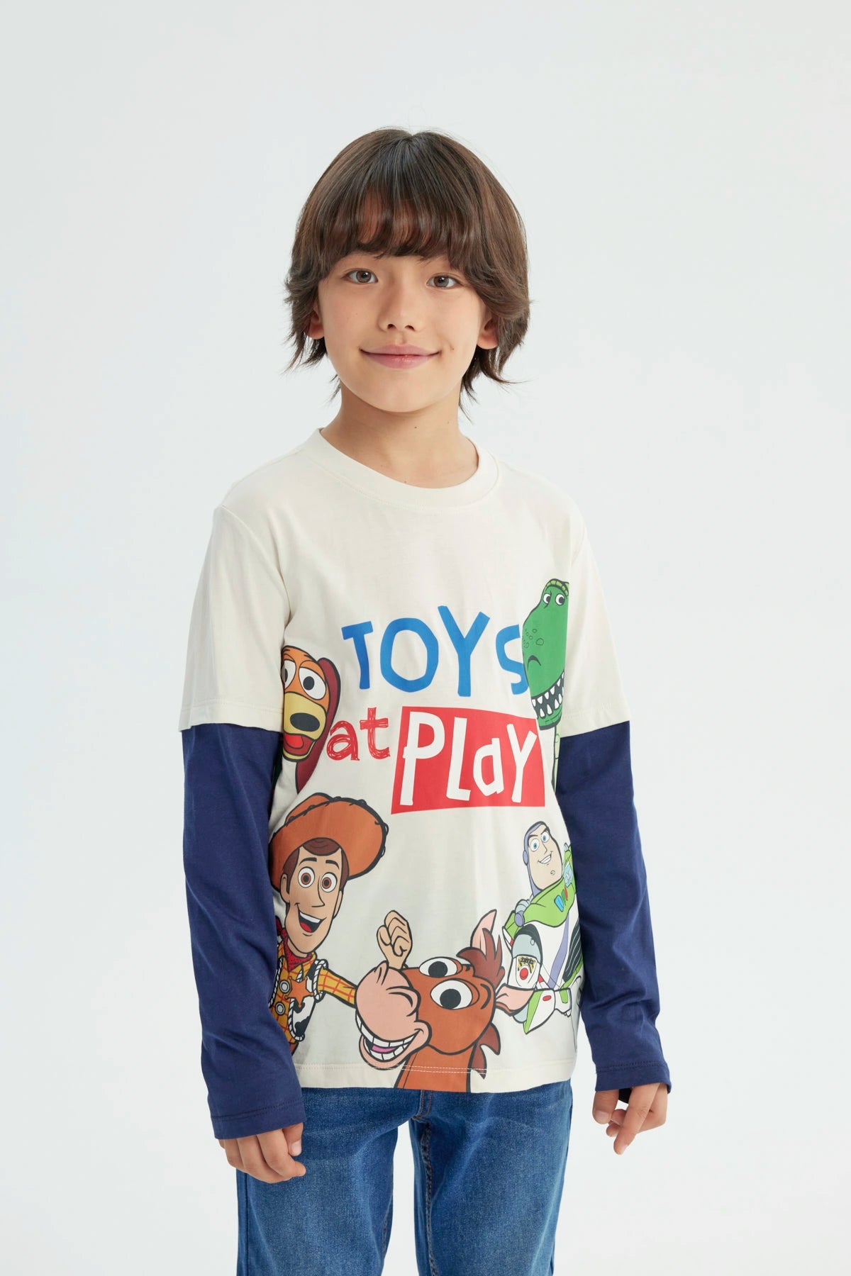 Polera Niño Toy Story Beige