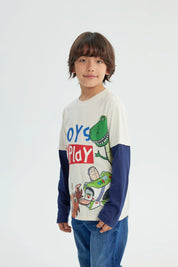 Polera Niño Toy Story Beige
