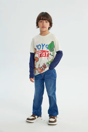 Polera Niño Toy Story Beige