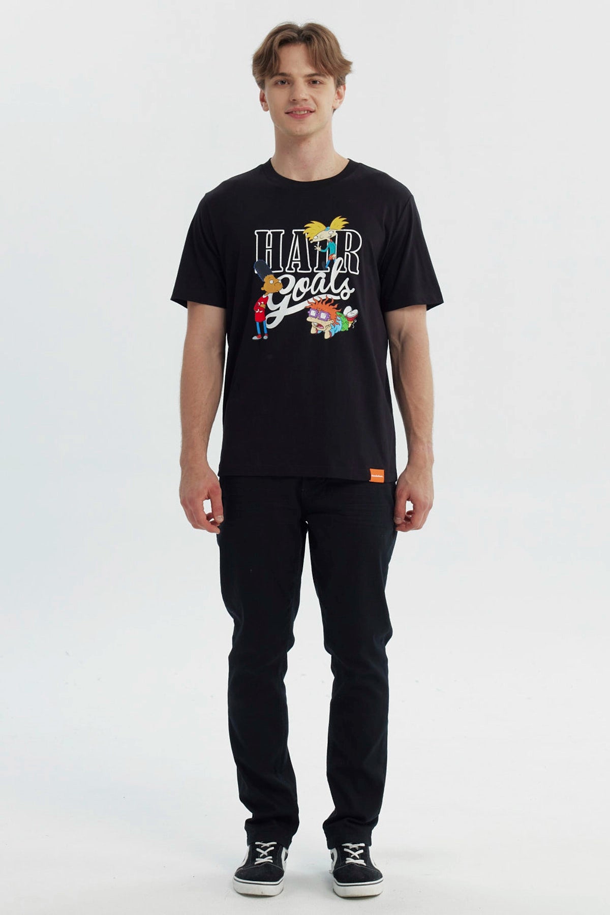Polera Hombre Nick Negro