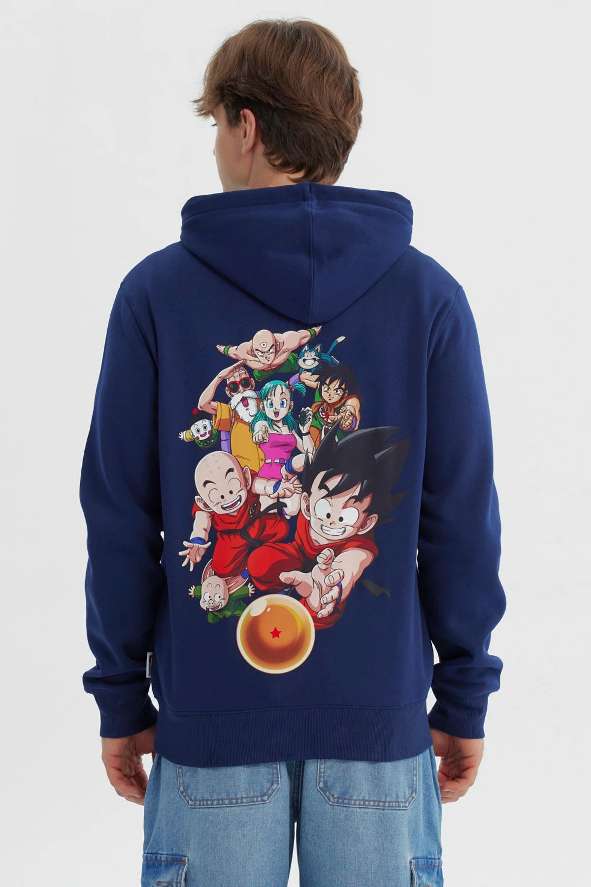 Polerón Hombre Dragon Ball Azul Marino